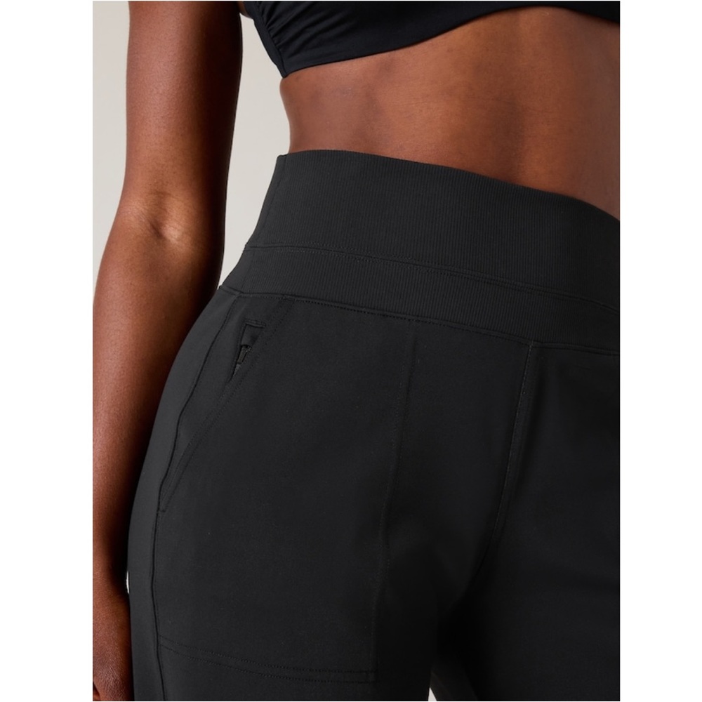 NWOT Athleta Venice Wide Leg || Black - Picture 2 of 9